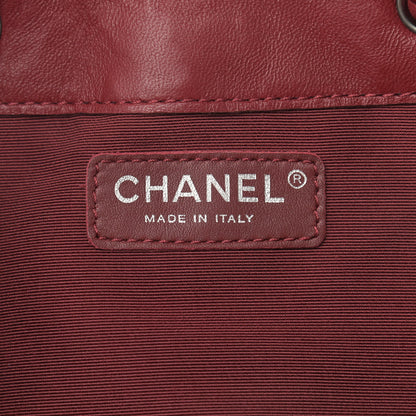 Chanel Lambskin Quilted Western Baluchon Fringe Bag Red 6 of 10