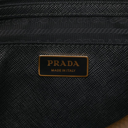 Prada Saffiano Medium Galleria Double Zip Tote Black 6 of 10