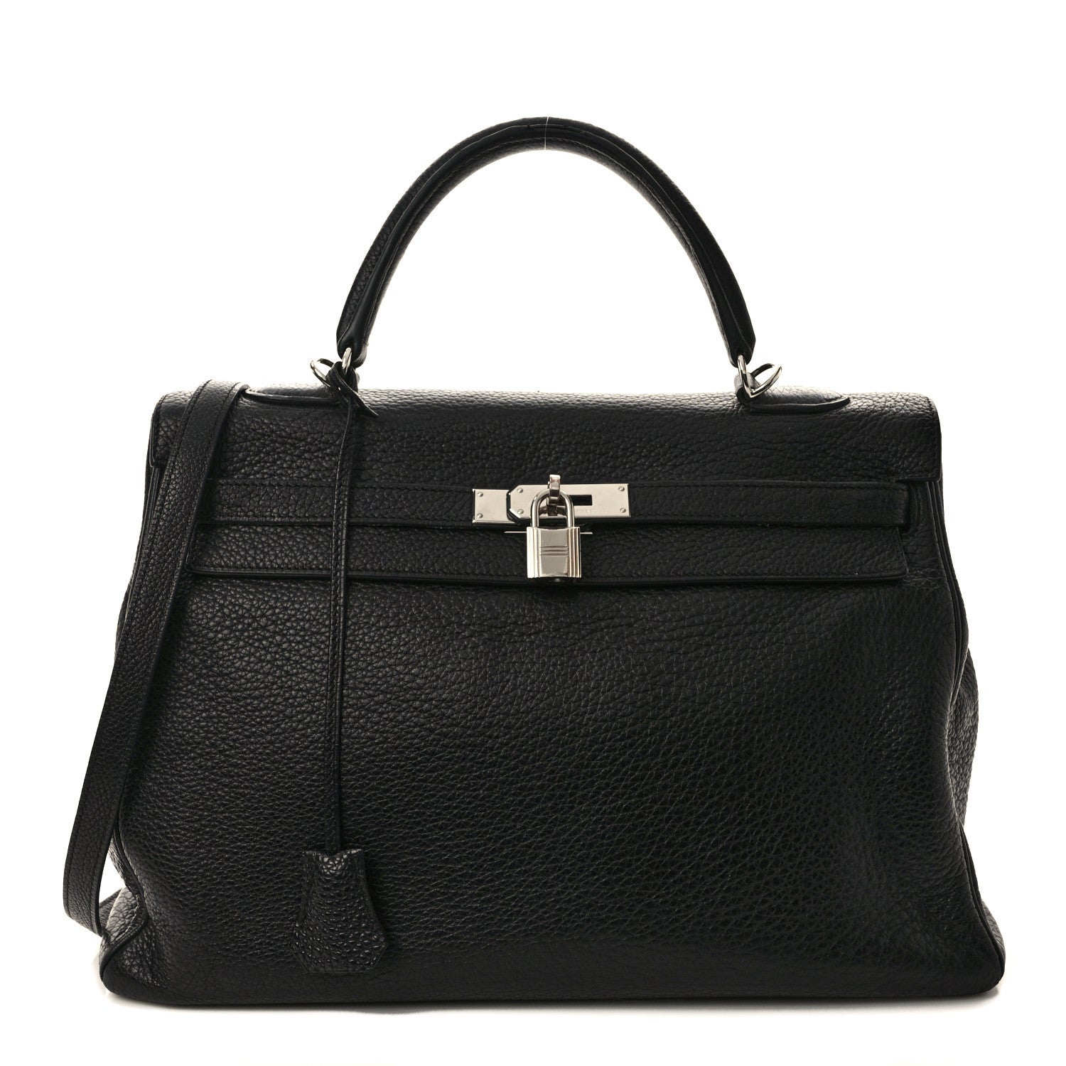 Hermes Buffle Skipper Kelly Retourne 35 Black 1 of 18