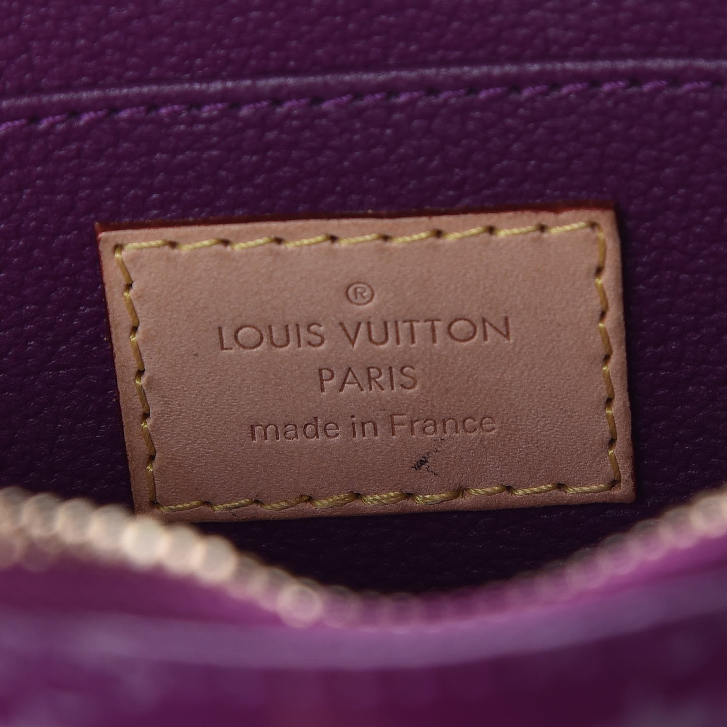 Louis Vuitton Vernis Cosmetic Pouch Amethyste 8 of 9