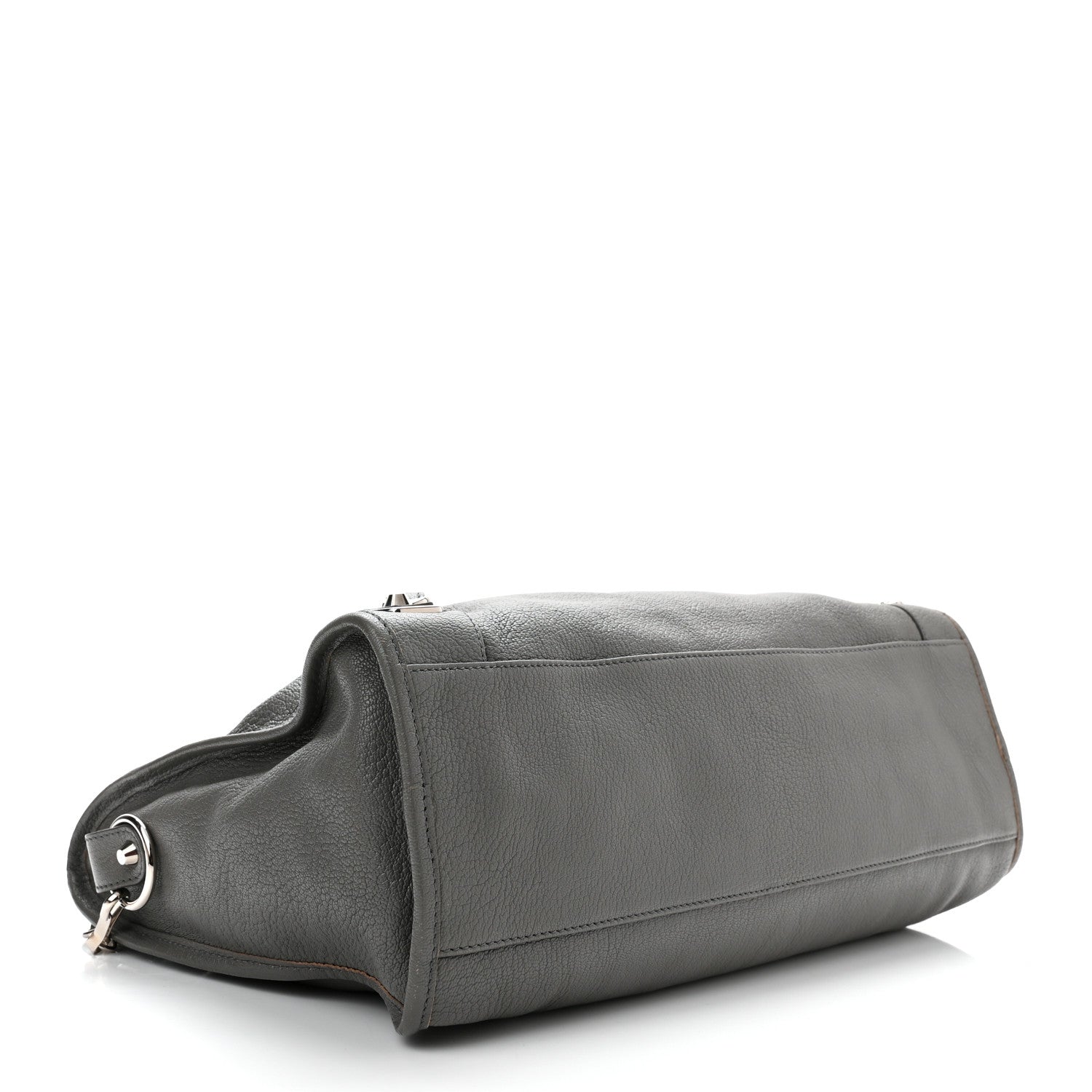 Balenciaga Chevre Silver Metallic Edge Hardware City Gris Acier 4 of 12