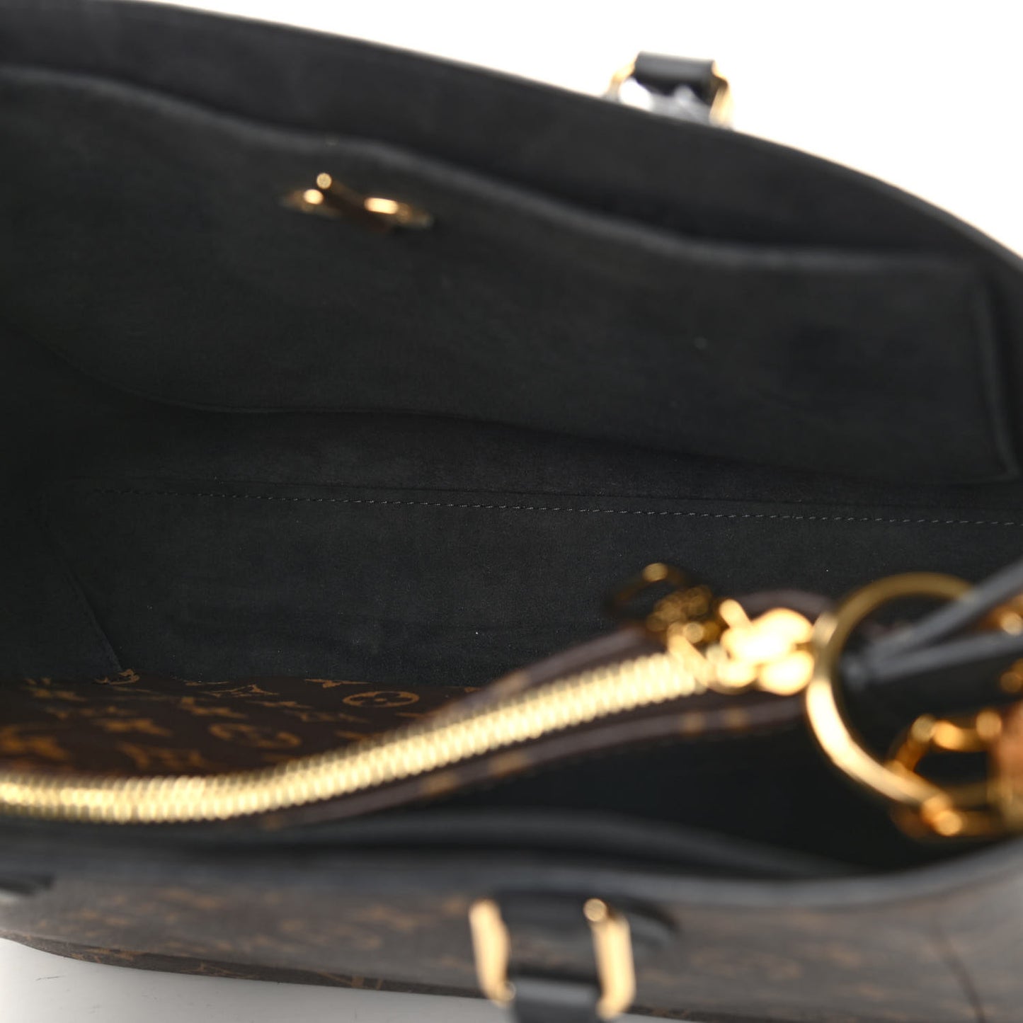 Monogram Flower Tote Black