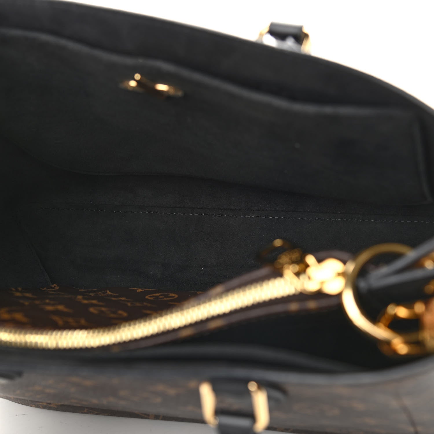Louis Vuitton Monogram Flower Tote Black 6 of 9