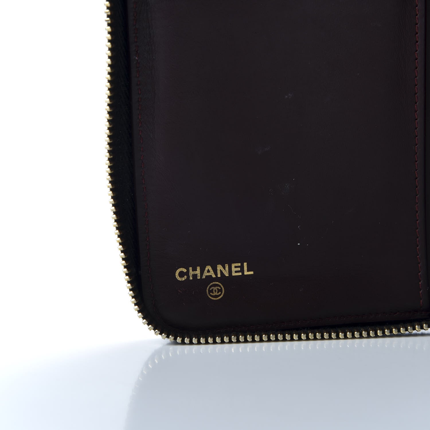 Chanel Caviar Quilted Large Zip Around Organizer Wallet Black 6 of 12