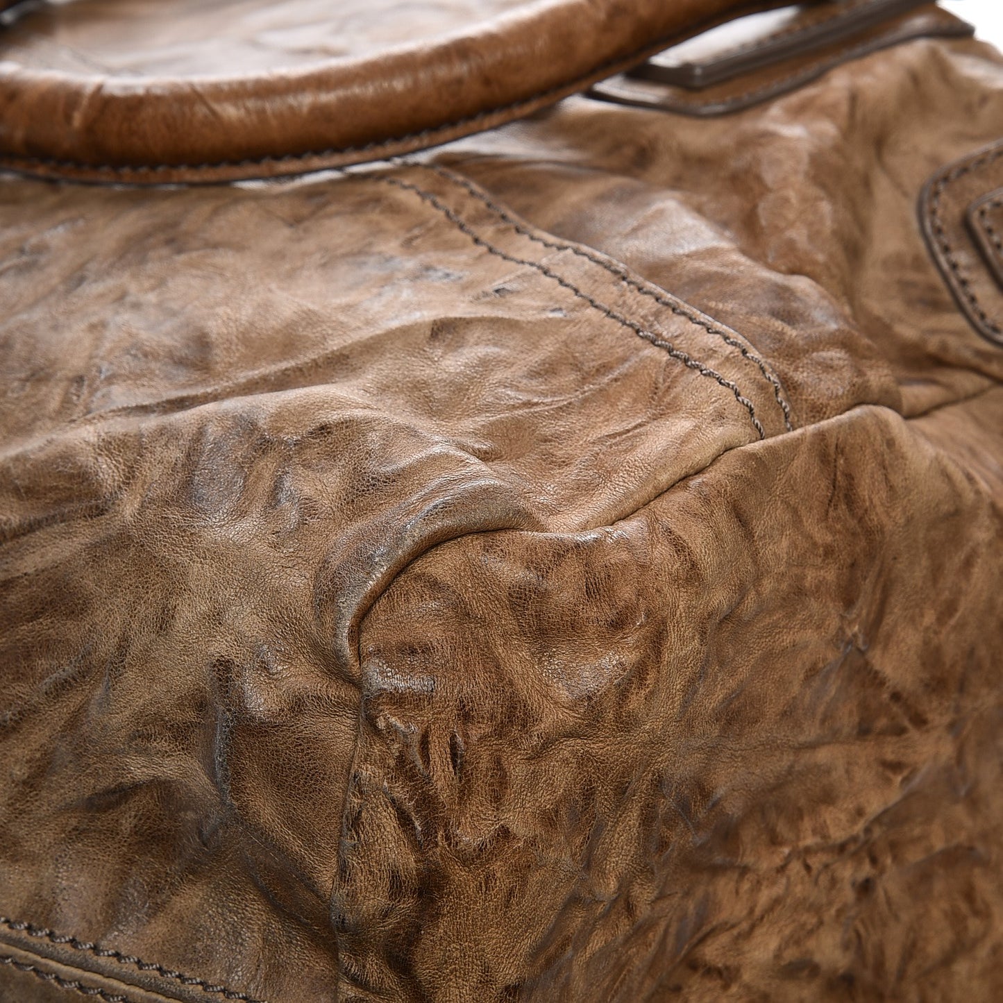 Tumbled Sheepskin Large Pandora Brown