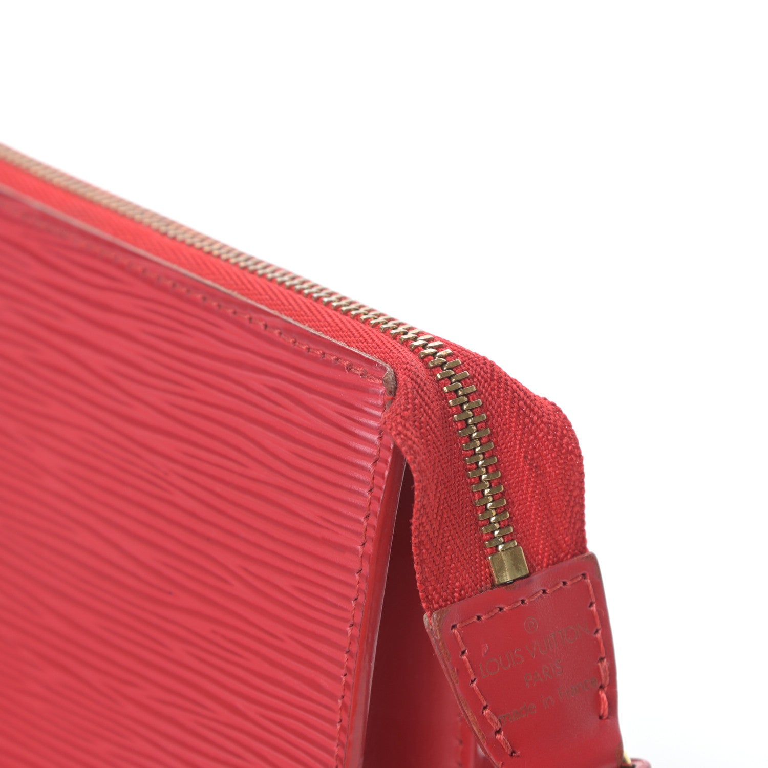 Louis Vuitton Epi Pochette Accessories 24 Castillan Red 11 of 13