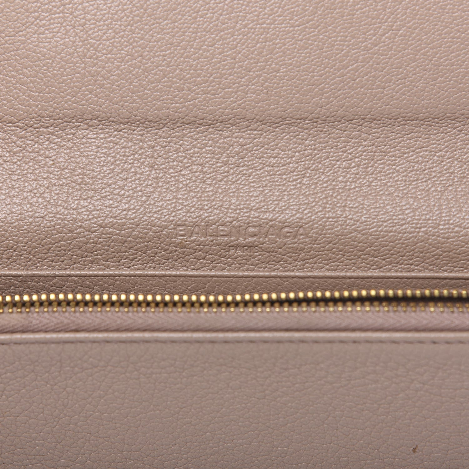 Balenciaga Chevre Gold Metallic Edge Hardware Money Wallet Rose de Sables 11 of 15