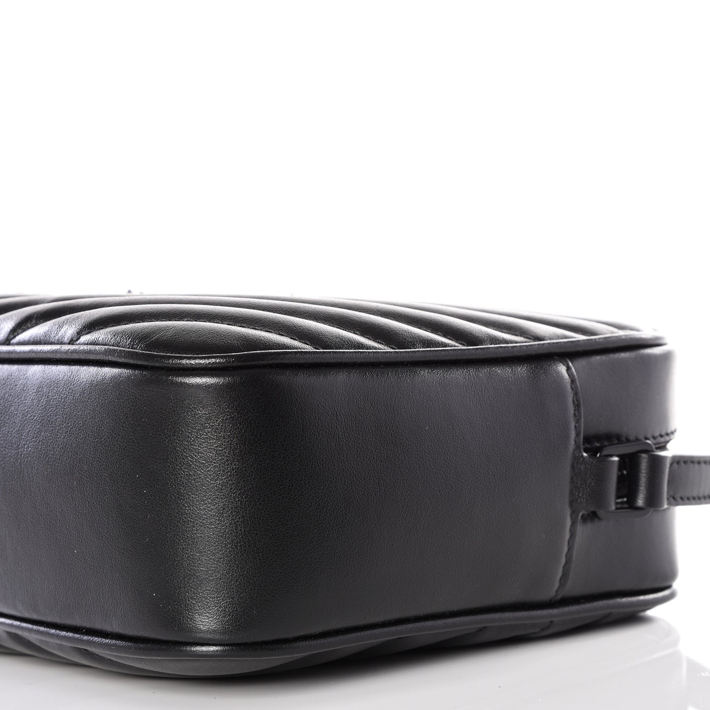Calfskin Matelasse Monogram Lou Camera Bag Black