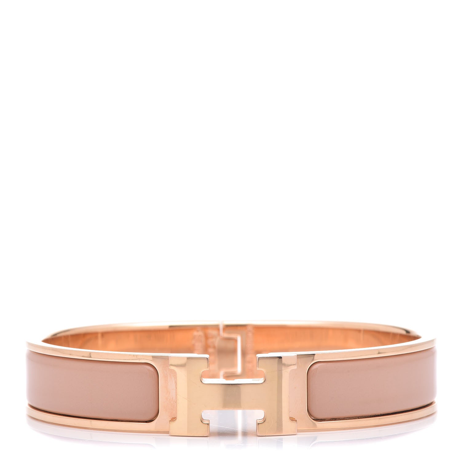 Hermes Enamel Narrow Clic Clac H GM Bracelet Makeup 1 of 5