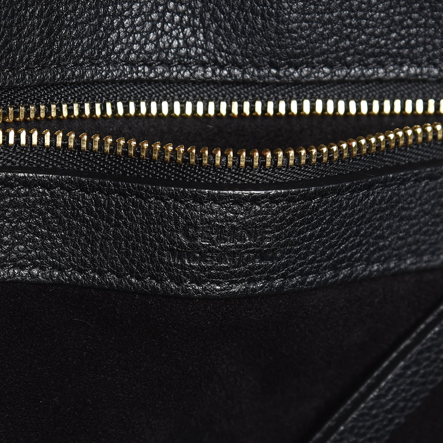 Soft Grained Calfskin Medium Belt Cabas Phantom Black