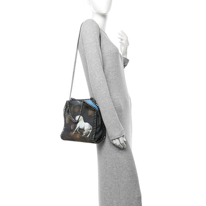 Stella McCartney Shaggy Deer Horse Print Mini Falabella Tote Multicolor 2 of 10