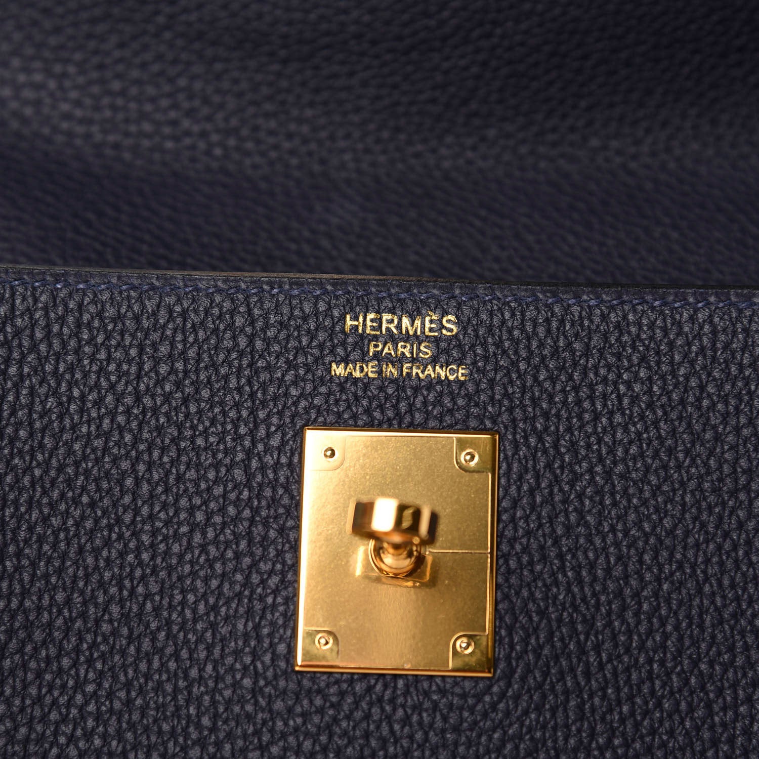 Hermes Togo Kelly Retourne 35 Bleu Nuit 12 of 15