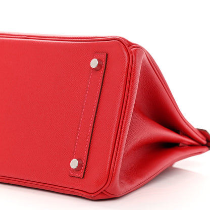 Hermes Epsom Birkin 30 Rouge Casaque 10 of 12