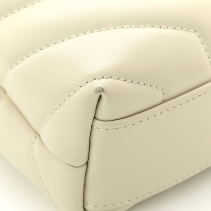 Saint Laurent Calfskin Y Quilted Monogram Toy Loulou Crossbody Bag Ivory 11 of 12