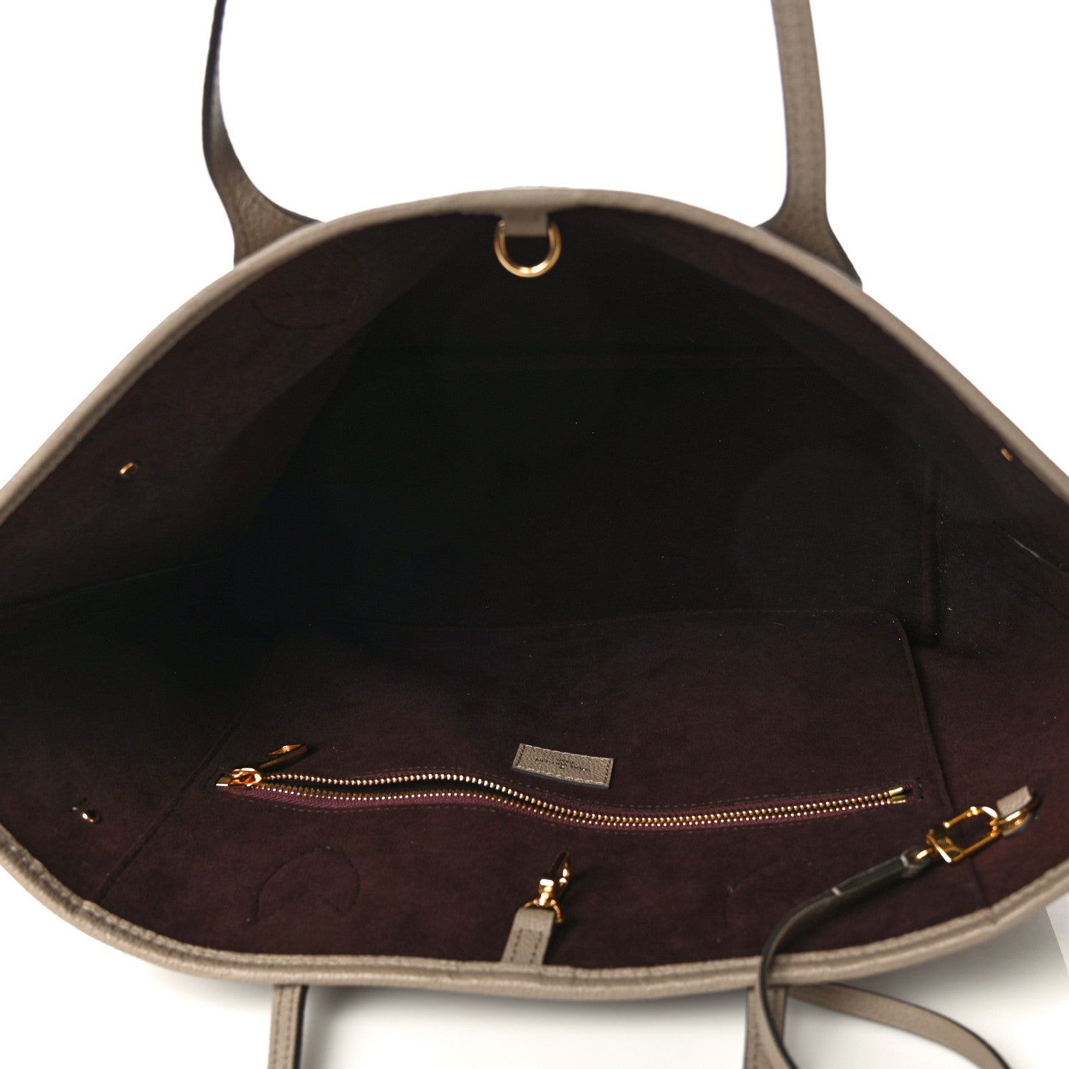 Louis Vuitton Empreinte Monogram Giant Neverfull MM Tourterelle 6 of 11