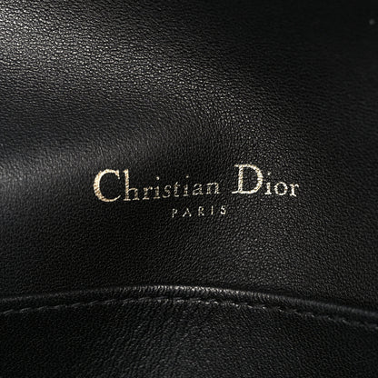 Christian Dior Lambskin Cannage Lady Dior Pouch Black 7 of 16