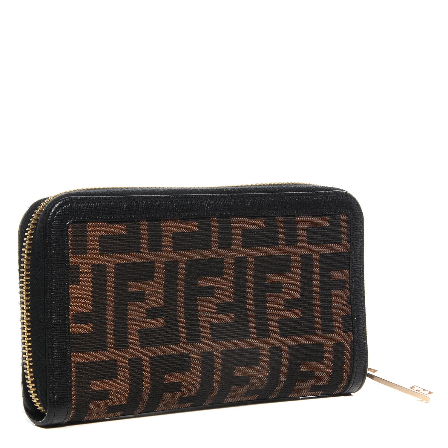 Fendi Zucca Zip Around Wallet Tobacco 3 of 8