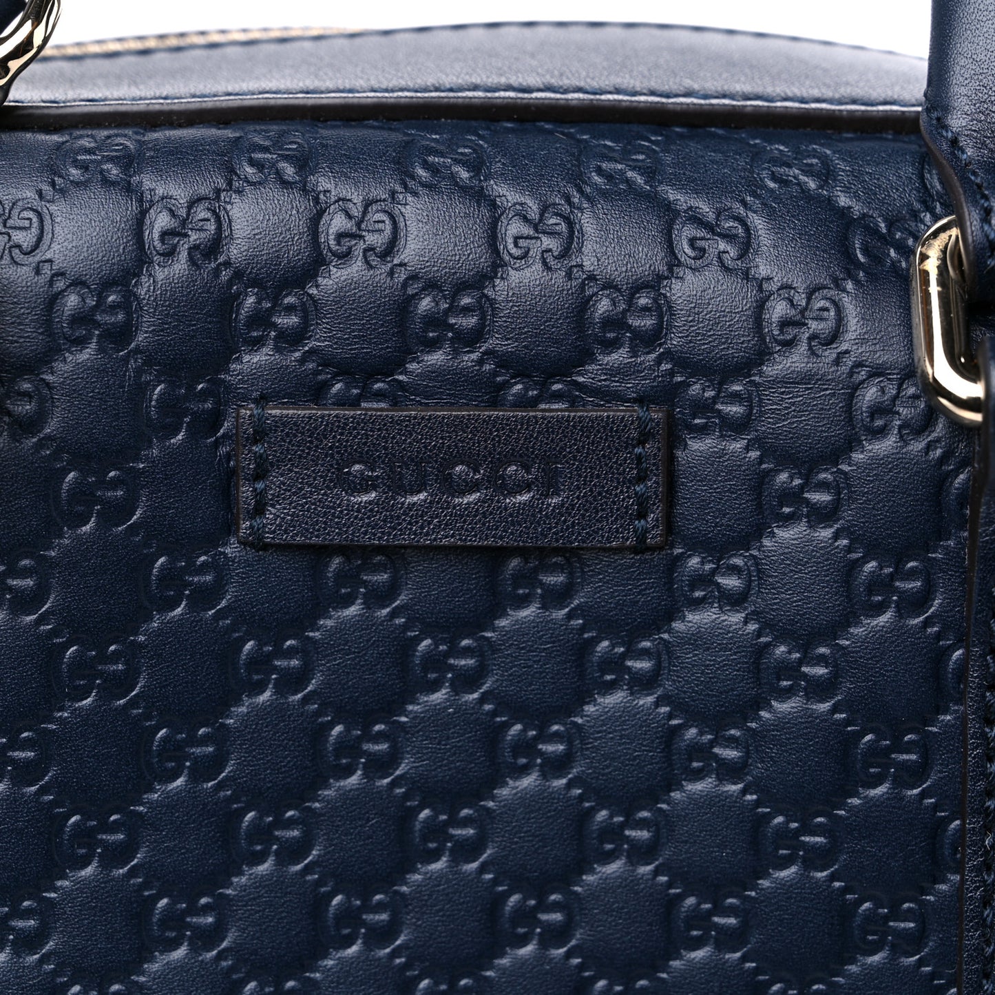 Soft Microguccissima Small Crossbody Bag Blue