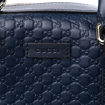 Gucci Soft Microguccissima Small Crossbody Bag Blue 10 of 11