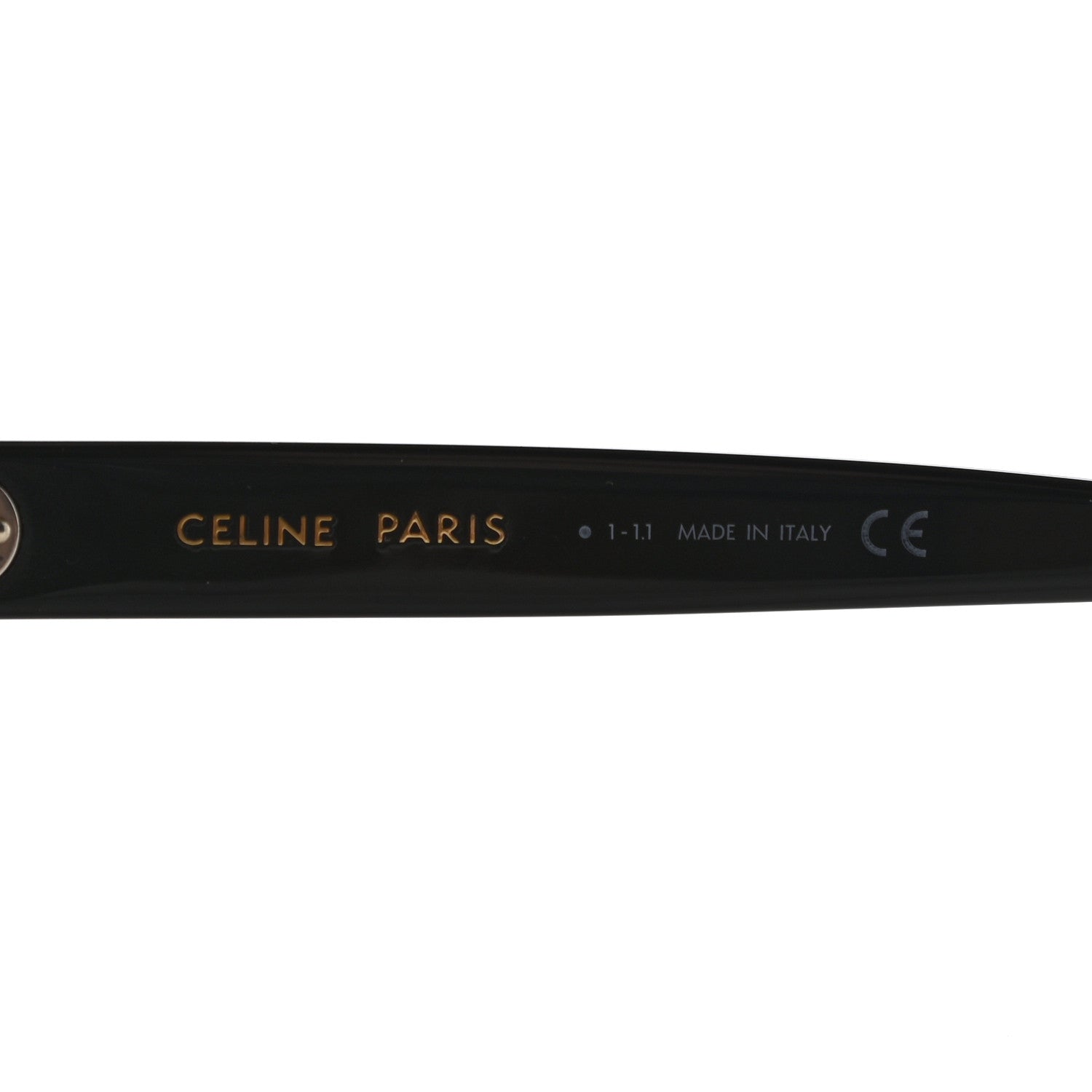 Celine Acetate Cat Eye Sunglasses CL401931 Black 7 of 8