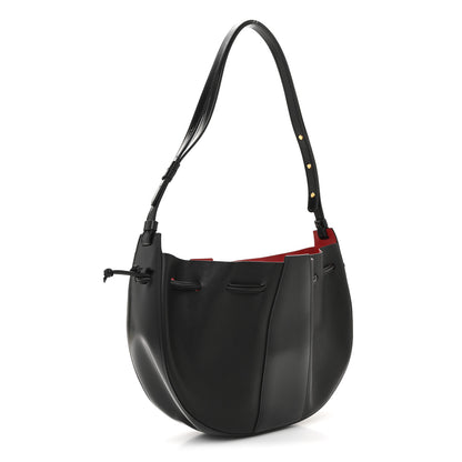 Mansur Gavriel Tumbled Calfskin Lilium Bag Black 3 of 9