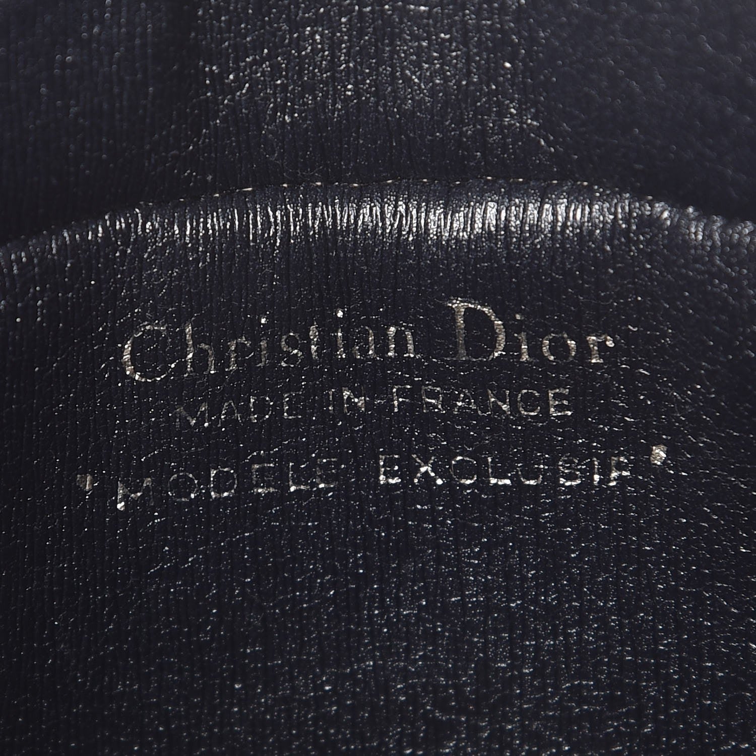Christian Dior Monogram Clutch Navy Blue 6 of 6