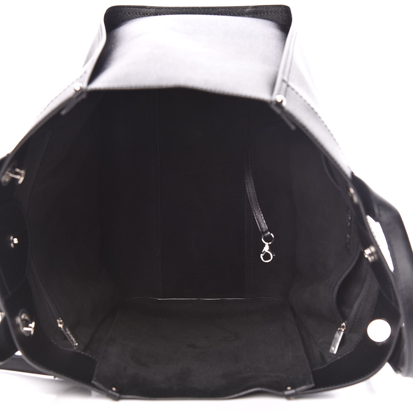Caviar Large Studded Deauville Tote Black