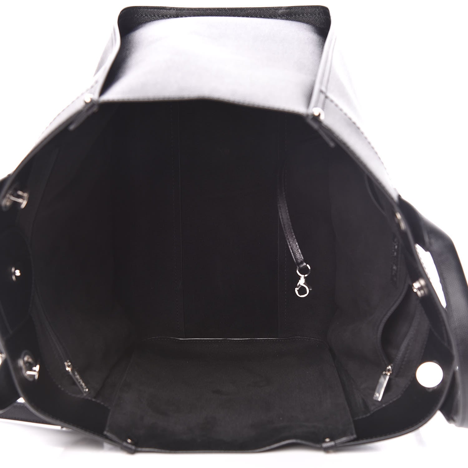 Chanel Caviar Large Studded Deauville Tote Black 7 of 11