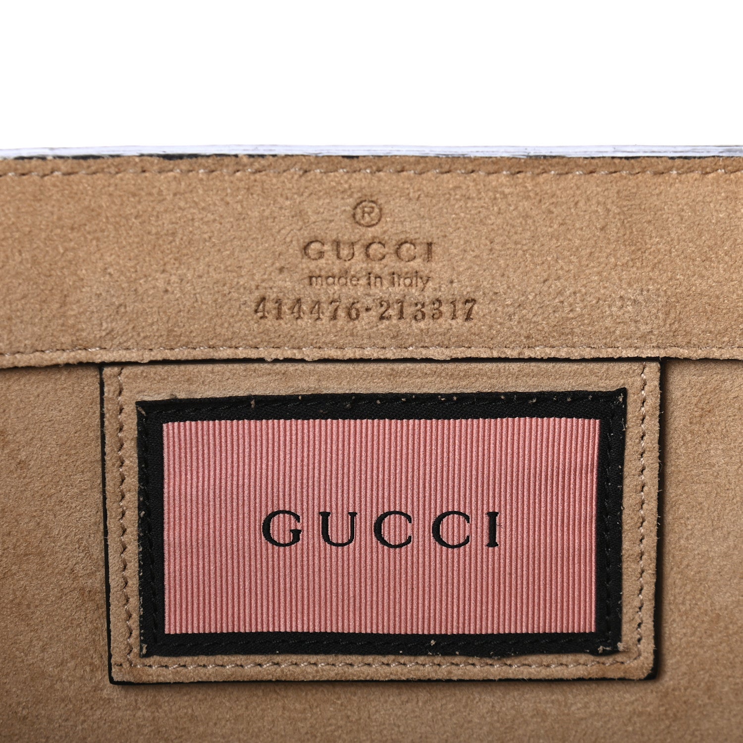 Gucci Calfskin GucciGhost Real Medium XL Tote Hibiscus Red 6 of 9