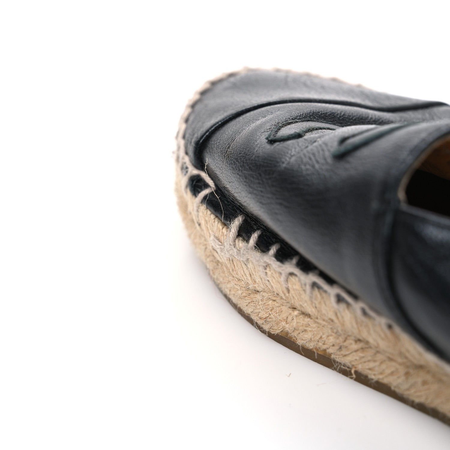 Chanel Lambskin CC Espadrilles 36 Black 11 of 11