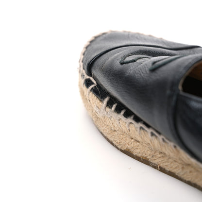 Chanel Lambskin CC Espadrilles 36 Black 11 of 11