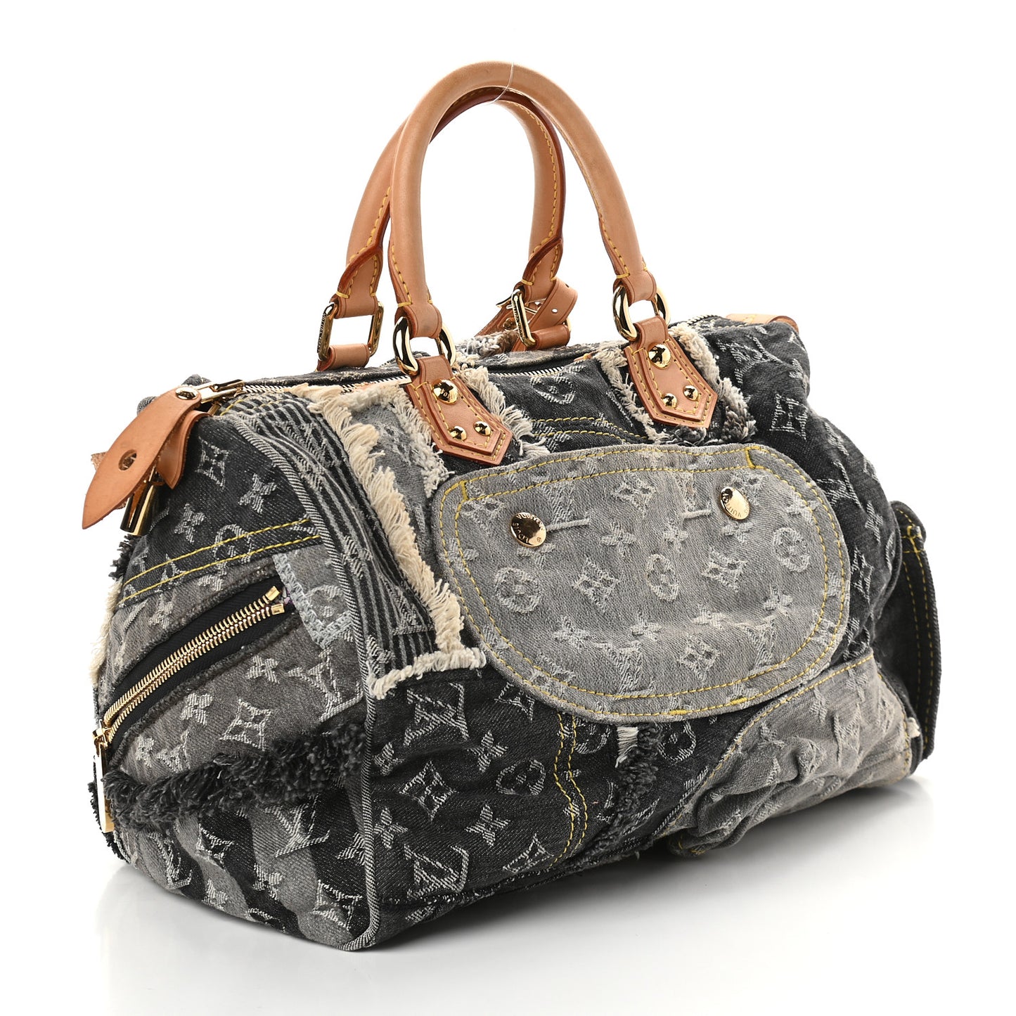 Denim Patchwork Speedy 30 Blue