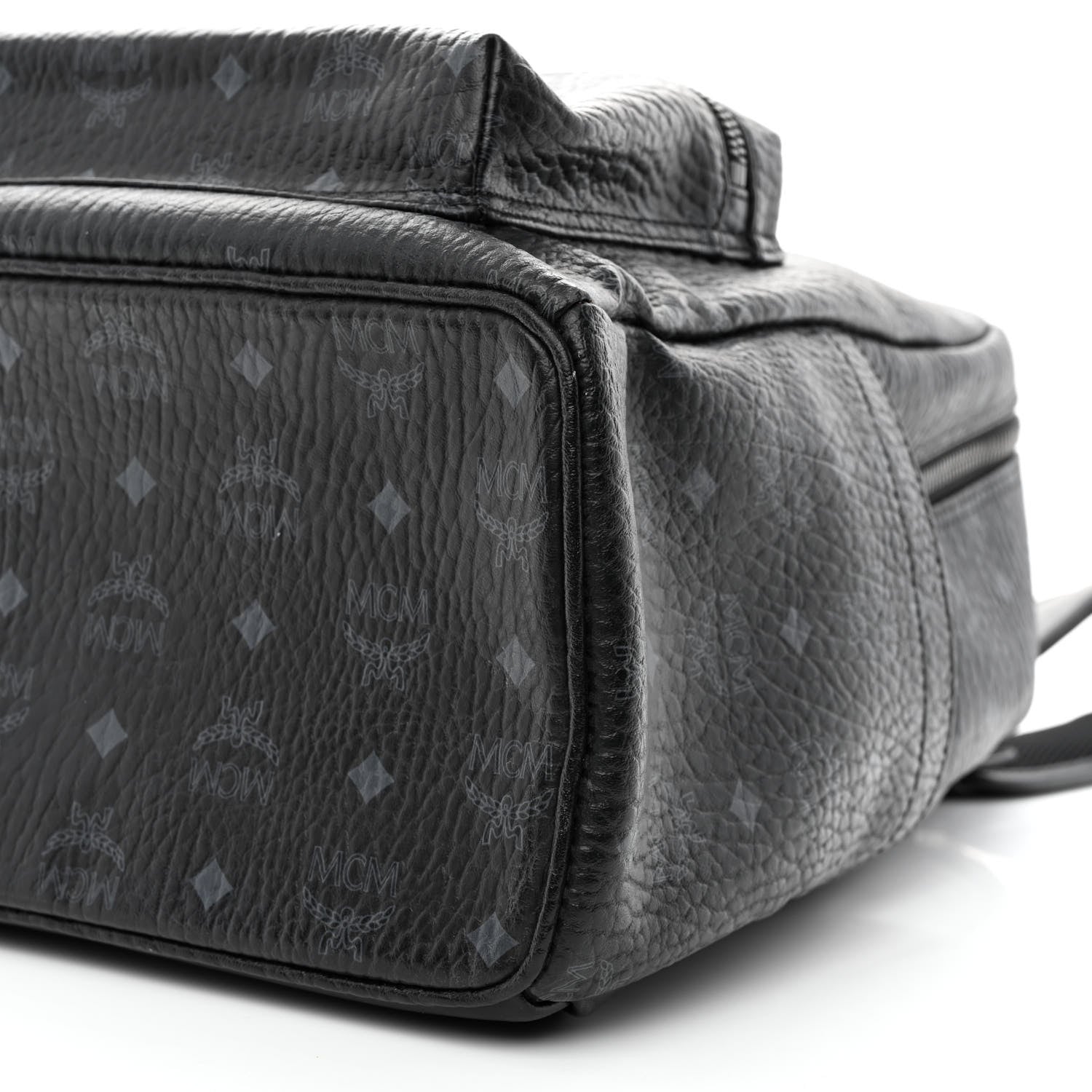 MCM Visetos Medium Stark Backpack Black 10 of 14