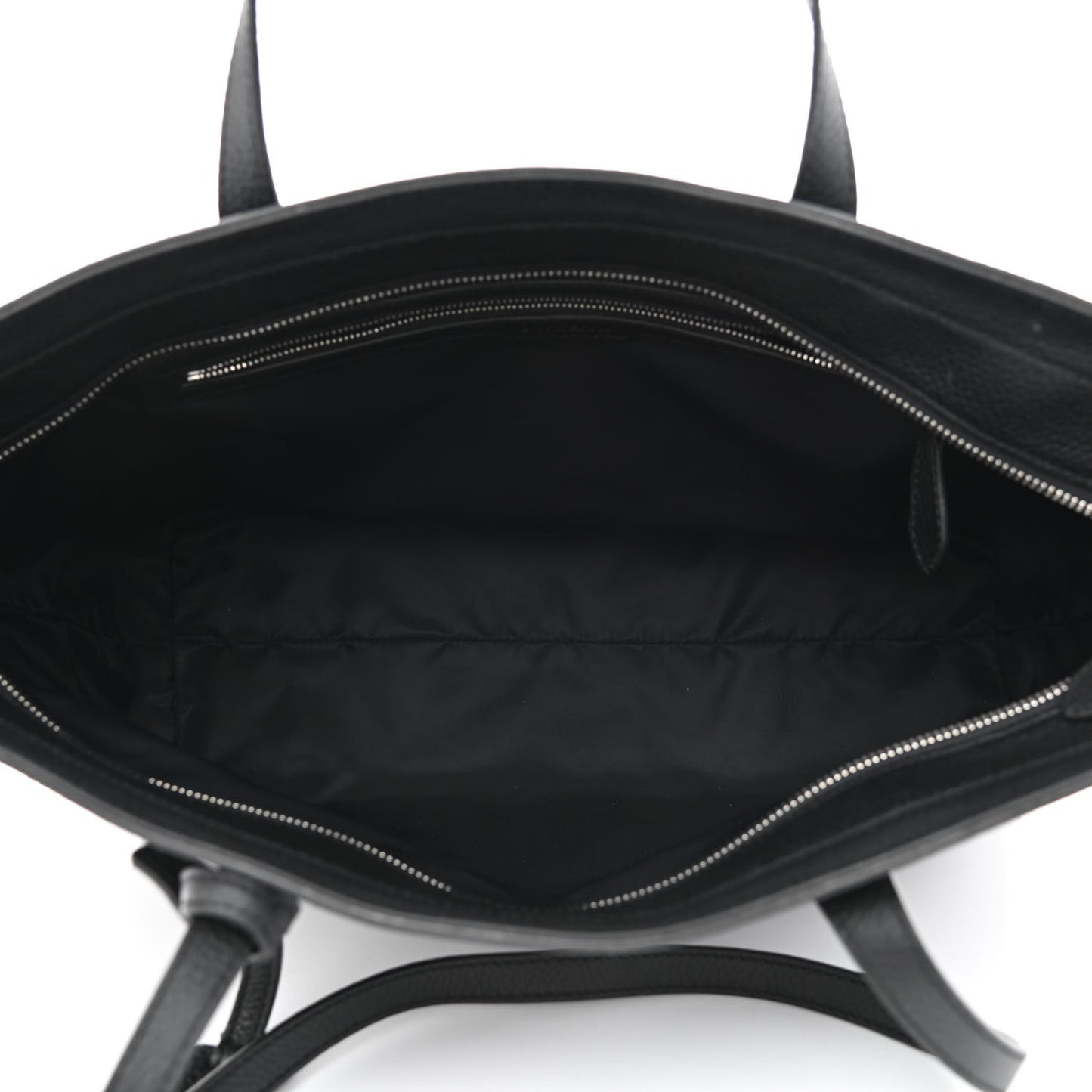 Calfskin Logo Embossed Medium Ardwell Tote Black