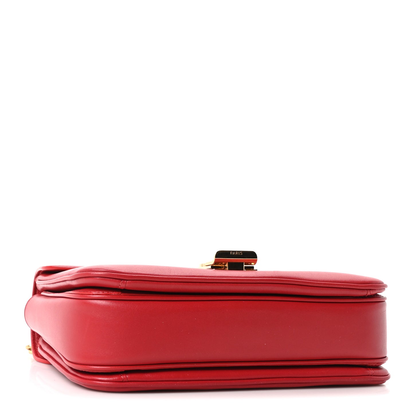 Shiny Calfskin Medium C Bag Red