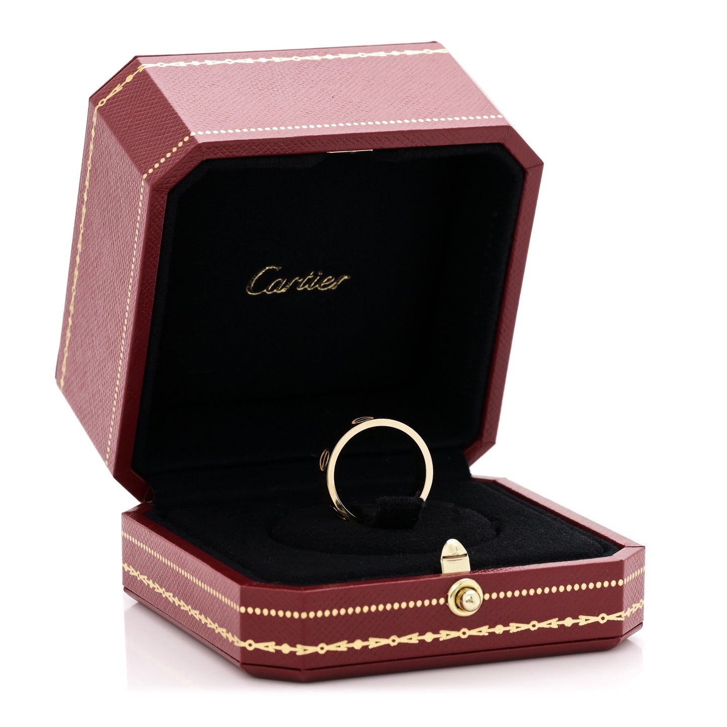 18K Yellow Gold 5.5mm LOVE Ring 53 6.5