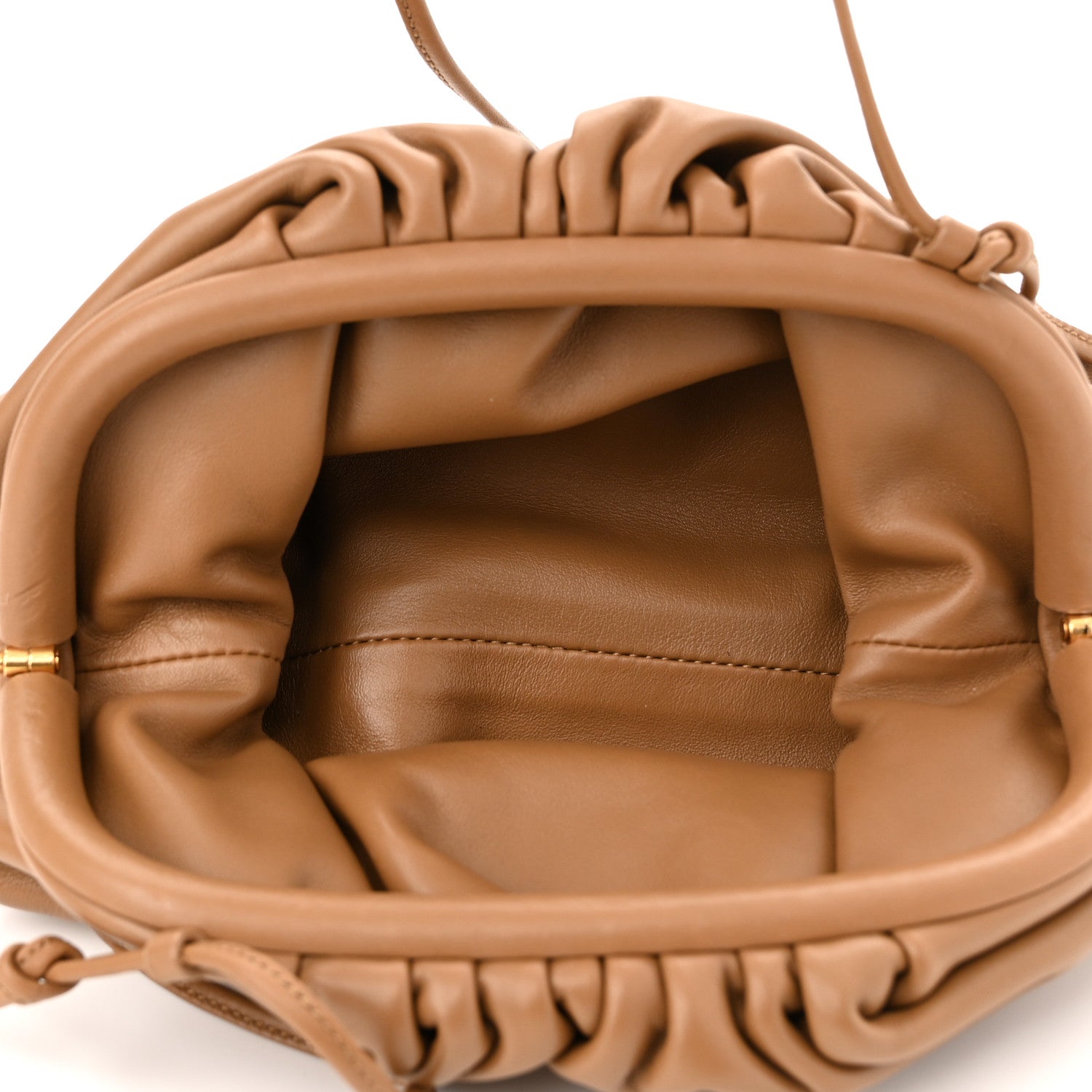 Bottega Veneta Butter Calfskin The Mini Pouch Camel 5 of 11