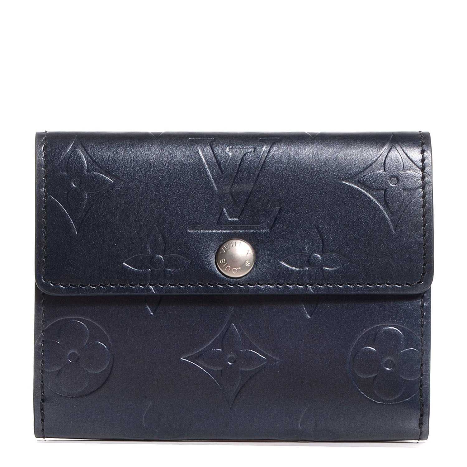 Louis Vuitton Mat Monogram Ludlow Wallet Blue 1 of 8