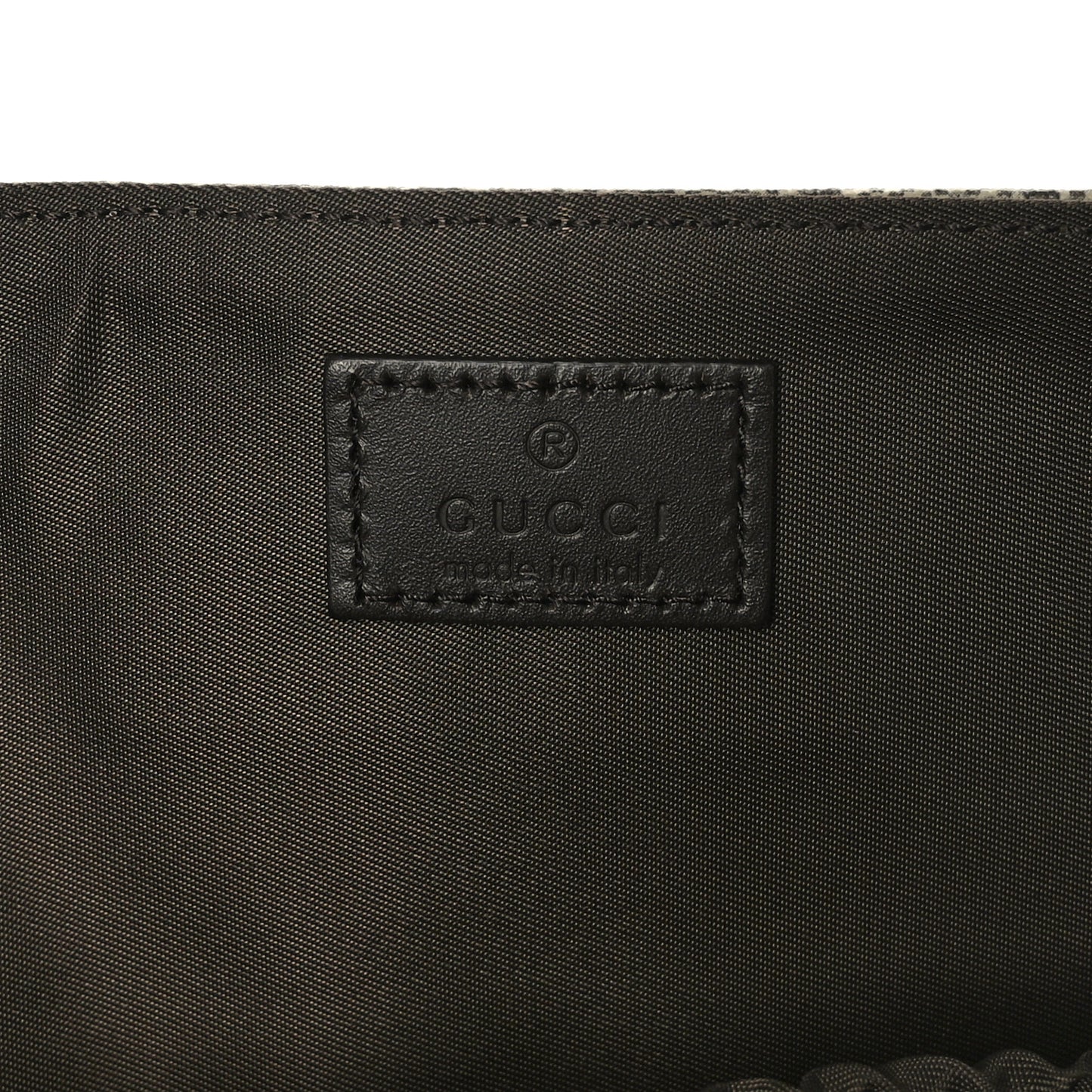 GG Plus Monogram Messenger Diaper Bag Dark Brown