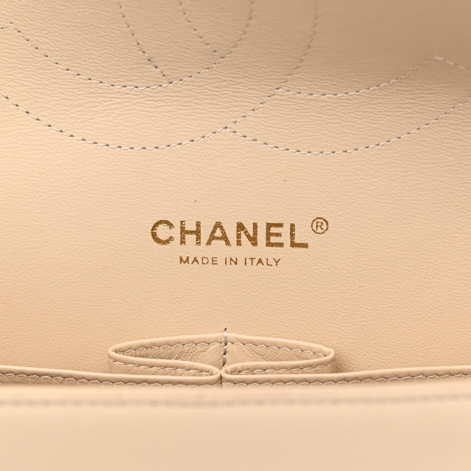 Chanel Lambskin Quilted Jumbo Double Flap Beige Clair 6 of 14