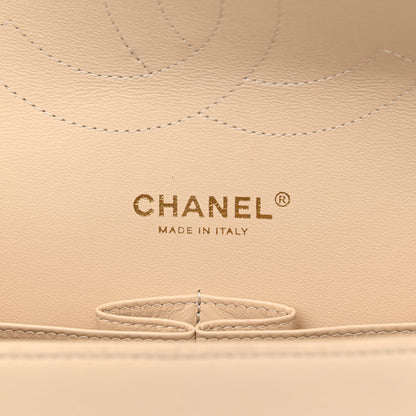 Chanel Lambskin Quilted Jumbo Double Flap Beige Clair 6 of 14