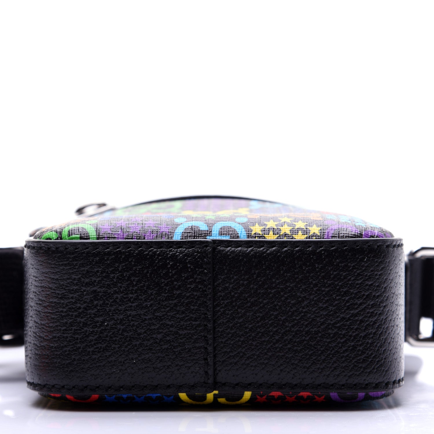 Gucci GG Supreme Monogram Psychedelic Messenger Bag Black 10 of 12