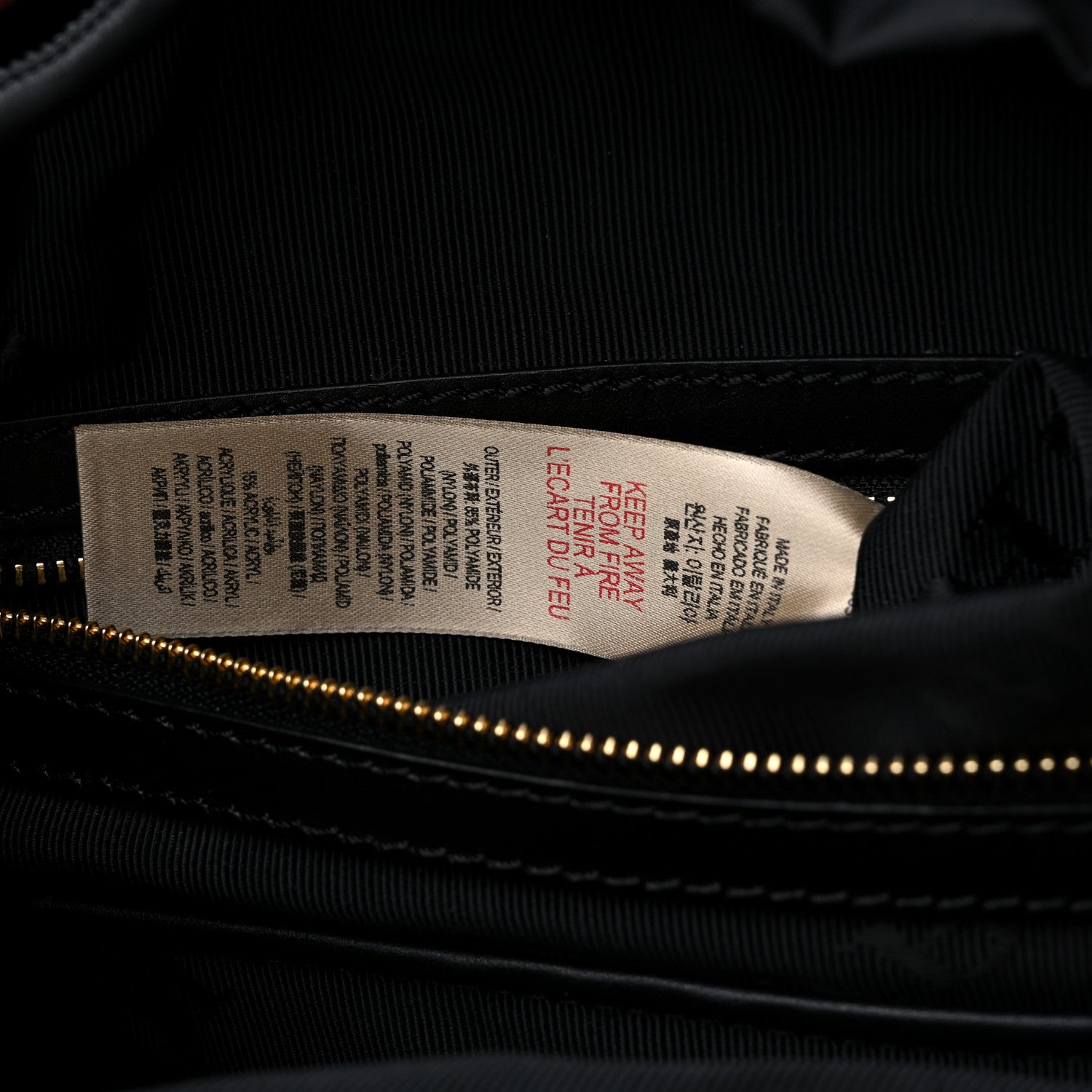 Burberry Nylon Medium Rucksack Runway Backpack Black Gold 7 of 9
