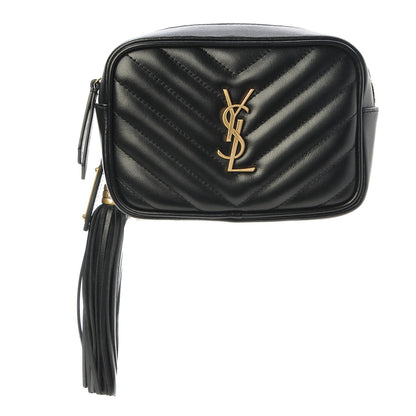 Saint Laurent Calfskin Matelasse Monogram Lou Belt Bag Black 1 of 7