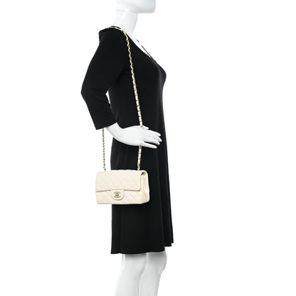 Chanel Lambskin Quilted Mini Rectangular Flap White 2 of 16