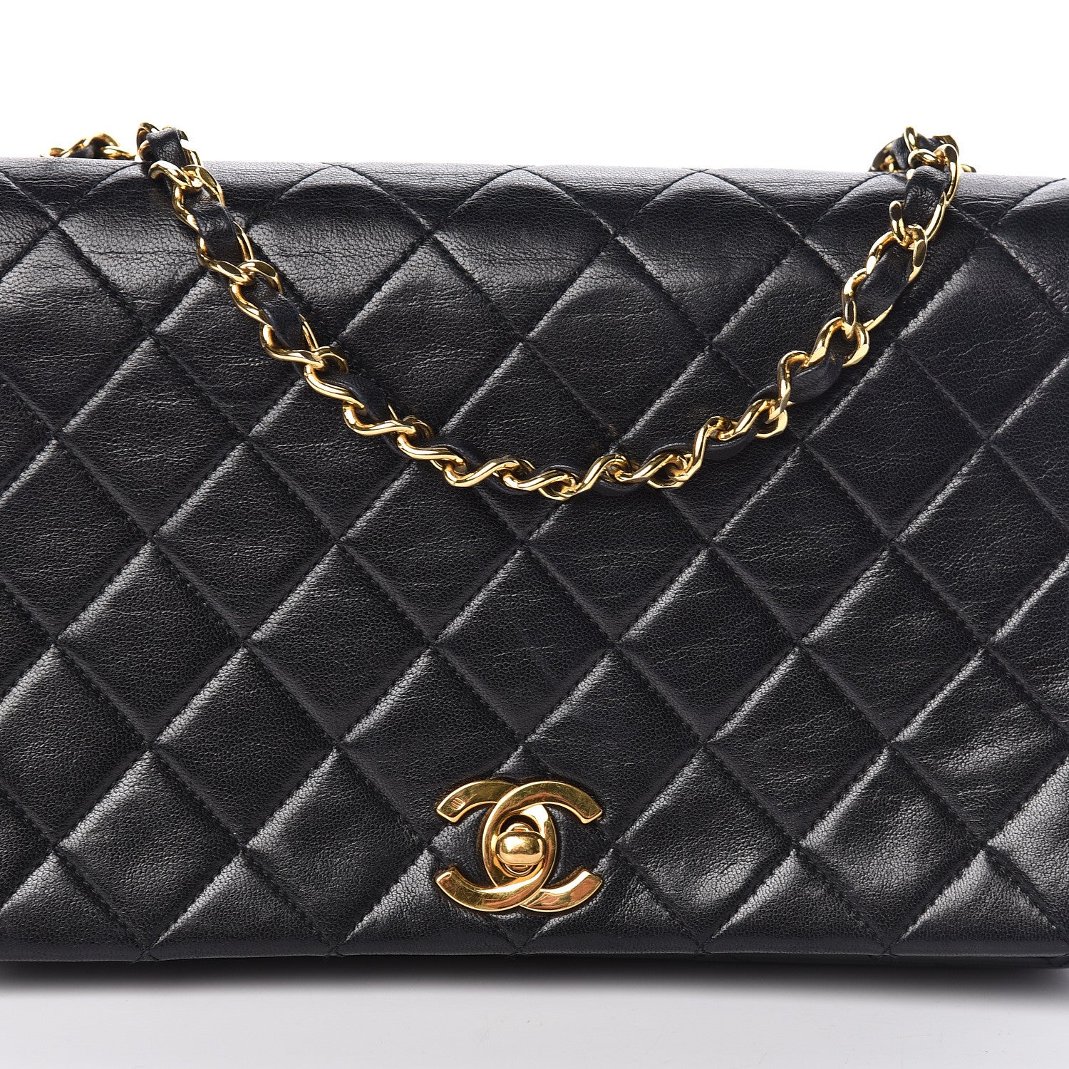 Chanel Lambskin Quilted Small Single Flap Black 13 of 13