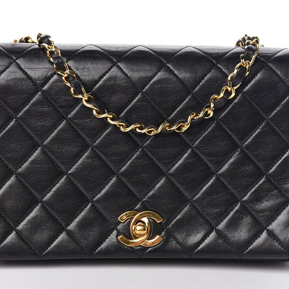 Chanel Lambskin Quilted Small Single Flap Black 13 of 13