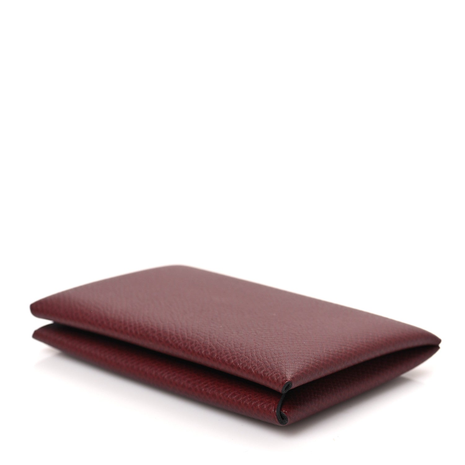 Hermes Epsom Calvi Card Case Rouge H 7 of 7
