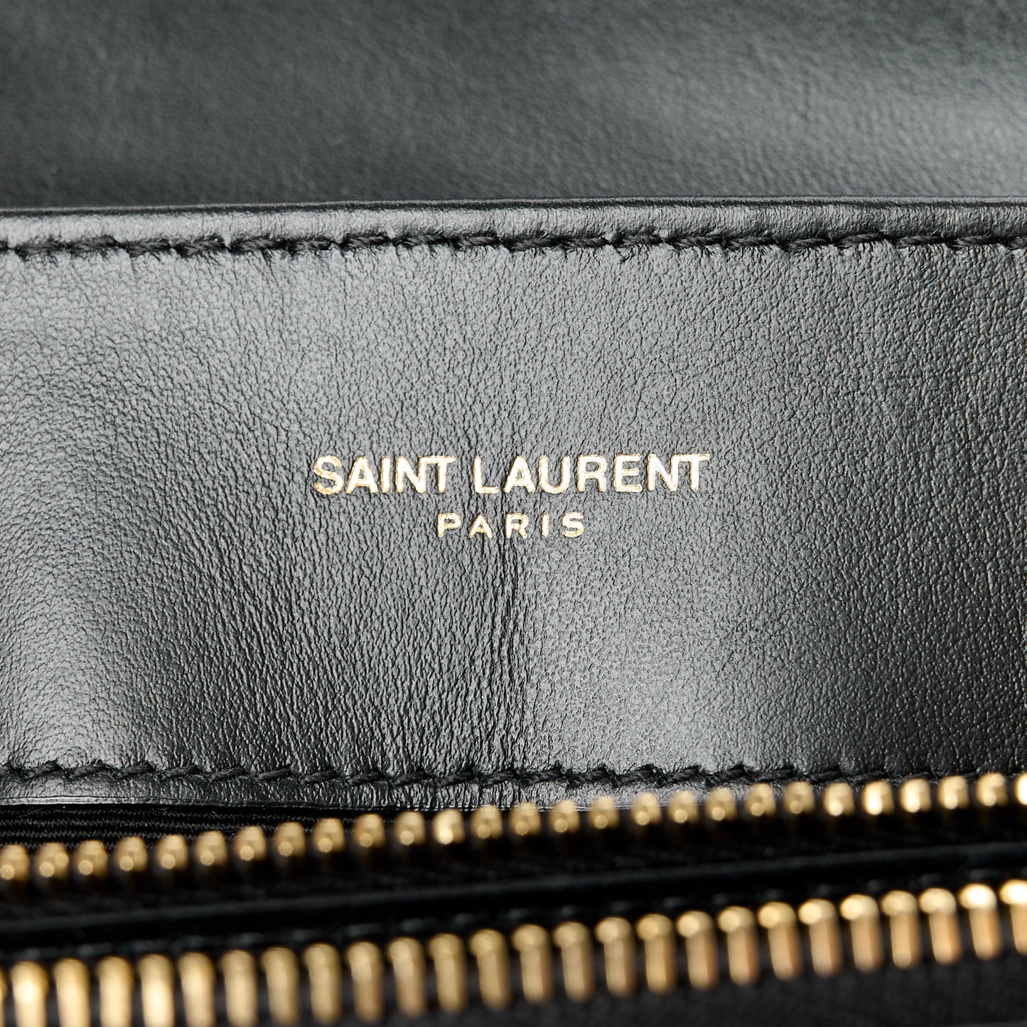 Calfskin Y Quilted Monogram Medium Loulou Chain Satchel Black