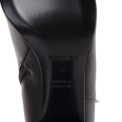 Hermes Calfskin Saint Germain Ankle Boots 37 Black 8 of 10